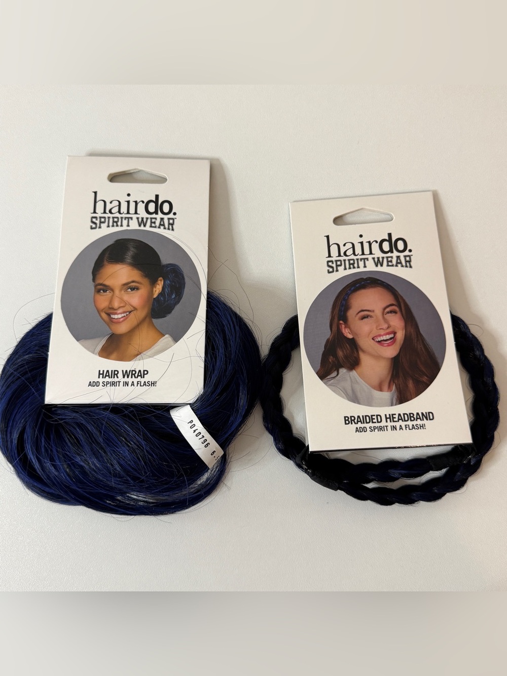 hairdo spirit wear: set of 2 (hair wrap, braided headband)